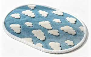 Pet feeding <b>mat</b> <b>cat</b> and dog meal <b>mat</b> anti slip and absorbent dog cage <b>cat</b> sleeping <b>mat</b> plush cushion - Product Image 1