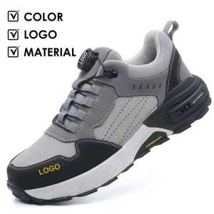 Produit le plus vendu, haute qualité, antidérapant, respirant, résistant à l'usure et pratique, <span class=keywords><strong>chaussures</strong></span> de travail boutonnées, ABL-459, gris - Product Image 1