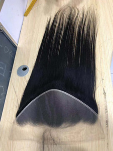 Frontale in Pizzo HD 13x6 Indiano con Cuticole Allineate, Ultra Sottile, Invisibile, Pre-Sfoltito, Densità 180, Parte Libera - Product Image 4