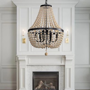 Lampadari moderni in legno di arte retrò americana in legno <span class=keywords><strong>design</strong></span> lampadari moderni lampade a sospensione <span class=keywords><strong>soggiorno</strong></span> grande <span class=keywords><strong>lampadario</strong></span> 2021 - Product Image 5