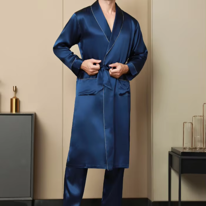 Wholesale Men Night Dress Easy-Care Non-Ironing Fabric | Alibaba.com
