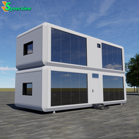 Villa Modulaire Préfabriquée Écologique de Luxe en Acier, Cabane Traditionnelle, Hôtel, Maison de Vacances, Maison de Pêche, Vente Directe Usine