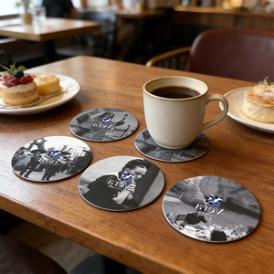 Custom 9cm 10cm 3.5inch Absorbent Paper Coasters Thick 1mm 2mm Restaurrant Bar Beer Paper Mat Disposable Coaster Paper for Drink
