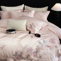 Linge de lit 7 pièces de literie en coton pur king size ensembles de literie 7 pièces de luxe