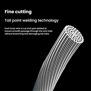 Kit <span class=keywords><strong>de</strong></span> câbles <span class=keywords><strong>de</strong></span> frein 2M pour VTT et <span class=keywords><strong>vélo</strong></span> <span class=keywords><strong>de</strong></span> route, avec câble interne pour levier <span class=keywords><strong>de</strong></span> vitesses et ligne <span class=keywords><strong>de</strong></span> <span class=keywords><strong>vitesse</strong></span> pour le cyclisme - Product Image 5