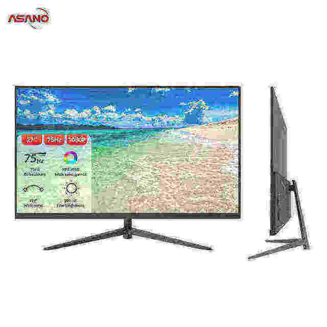 Wholesale 75Hz Miniled Gaming Monitor 24 Inch Surface Screen Fhd 2K Game Monitor for Office Working