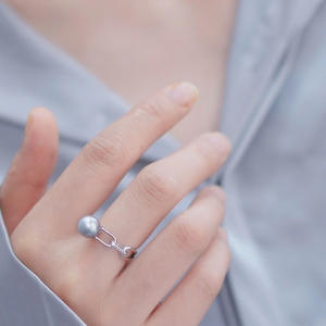 ขาตั้งแหวนเงินแท้ WENCHI S925 สำหรับ DIY ประดับมุก ขนาด 10-11 มม. รุ่น 11942 อุปกรณ์ตกแต่งเครื่องประดับเงินแฟชั่น ผลิตในจีน - Product Image 2