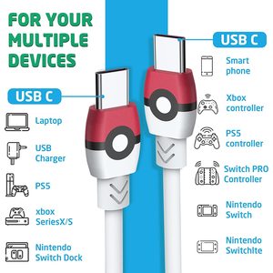 สายชาร์จสำหรับเล่นเกม USB สำหรับ Oled Lite Pro สายชาร์จ Ps5/xbox Game Switch Switch Oled - Product Image 6