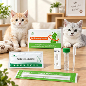 ชุดตรวจวินิจฉัยโรคไวรัสเฮอร์เพสในแมวแบบเร็ว CE Marked FHV <span class=keywords><strong>Test</strong></span> Strip สำหรับการตรวจตัวอย่างจากดวงตาและจมูกในแมว - Product Image 4