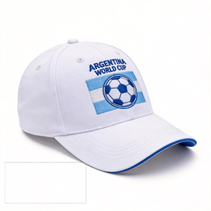 Gorra de Béisbol de Algodón Ajustable para Adultos Unisex con Bordado de Logotipo Personalizado para Fanáticos del Fútbol - Product Image 2