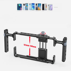 Cage de téléphone portable universelle Video Rig avec poignées latérales Smartphone Handheld Gimbals Video Recording Phone Holder - Product Image 2