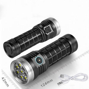 Lumen cao có thể sạc lại nhôm mini <span class=keywords><strong>LED</strong></span> Bút đèn pin xách tay <span class=keywords><strong>USB</strong></span> sạc Torch với IP65 đánh giá và từ Clip - Product Image 6