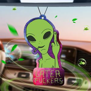 Deodoranti per Auto in Legno con Profumo Naturale Importato, Purificatore d'Aria con Design <span class=keywords><strong>di</strong></span> Topolino, <span class=keywords><strong>Paperino</strong></span> e Paperina - Product Image 3