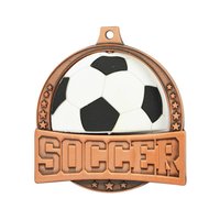 Doreen — couronnes et rubans de sport, produit fabriqué en chine, diy, métal, 3D, symbole de Football, médaillon personnalisé, bon marché, prix