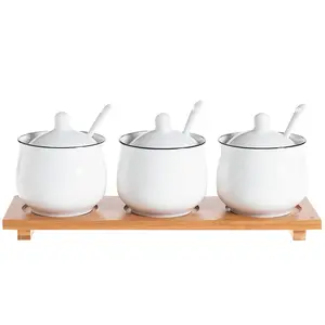 Forniture di Cucina Creativa di Ceramica Nordic Combinazione Delle Famiglie Sale Shaker 2/3 Pezzi Set Favore