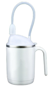 Taza de plástico para beber sofocante taza para ancianos taza de agua potable irrompible para ancianos y discapacitados prevenir paciente - Product Image 3