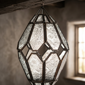 New <b>Moroccan</b> Iron Handheld Wind Lantern Festival Atmosphere Candle Desk Lamp Hollow Candle Stand <b>Decoration</b> Crafts - Product Image 1