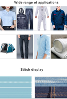 Machine industrielle à point de chaîne à double aiguille à grande vitesse modèle JK927 avec combinaison à extracteur simple ou double pour chemise
