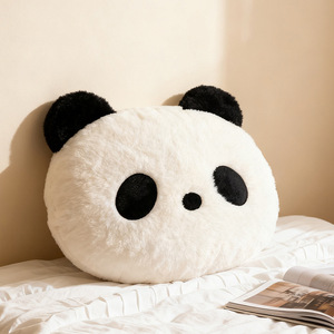 Cute Panda Plush <b>Cushion</b> Soft Stuffed Animal Pillow <b>Fluffy</b> Backrest Seat <b>Cushion</b> for Home Office Gift - Product Image 4