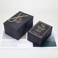 Caja de Regalo de Papel Impresa a Cuatro Colores, Magnética, Reutilizable, Ecológica y de Lujo con Logotipo Personalizado y Embalaje para Perfumes