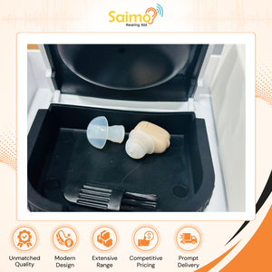 เครื่องช่วยฟังแบบอนาล็อกสีเบจรุ่นล่าสุด คุณภาพดี สำหรับผู้มีปัญหาการได้ยินระดับเล็กน้อยถึงปานกลาง ใช้งานได้ทันที รุ่น Vivo3 แบบ CIC วางจำหน่ายแล้ว - Product Image 2