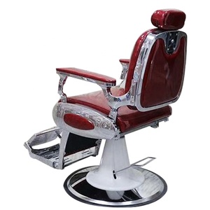 Hombres vintage silla de <span class=keywords><strong>barbero</strong></span> <span class=keywords><strong>rojo</strong></span> - Product Image 2