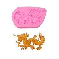 Chinesischer Drache Fondant Silikon form Kuchen Dekoration Silikon form Kuchen Werkzeug