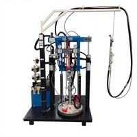 Extrudeuse industrielle de silicone bicomposant pour machine de revêtement de verre isolant avec pompe 1,1 kW 380 V