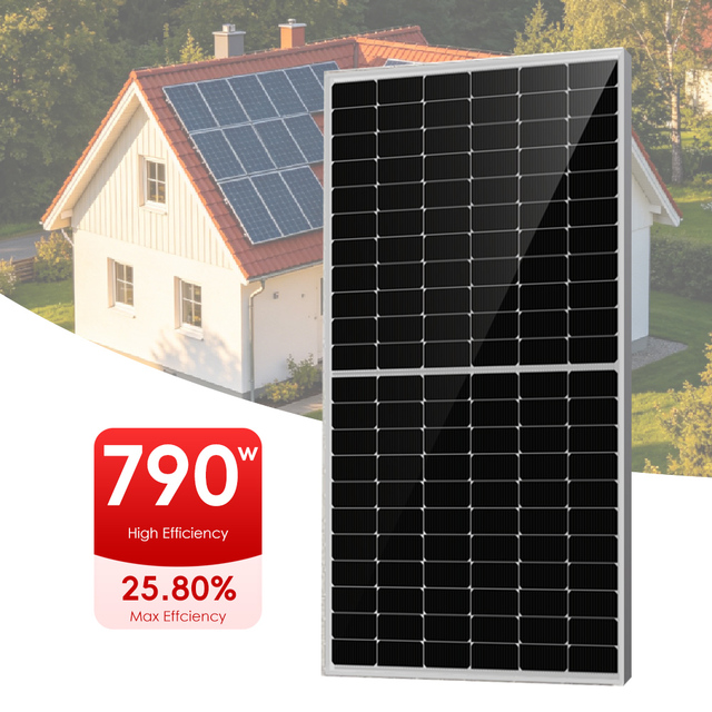 Amosolar Solar Panel Power Supplier N Type Solar Panel 770W 790Watt 800W Solar Panels for Home