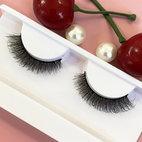 Bulu mata Mink palsu halus ketebalan 12mm grosir bulu mata garis Volume tampilan alami padat 3D bulu mata palsu halus 5d