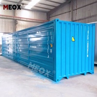 MEOX Contenedores de Transporte con Apertura Lateral Abierta, Estándar ISO, Certificado Csc Marítimo, 20, 40 Pies, 2, 3 y 4 Puertas
