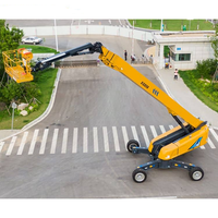 Plateforme élévatrice à bras droit super grande XGS220J, haute efficacité, usage intensif