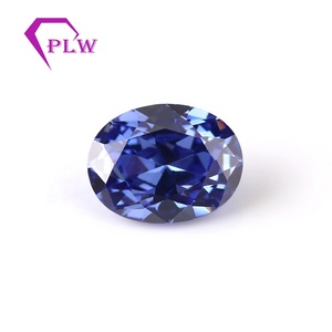 Güzellik güzel 7*9mm oval şekil mavi renk <span class=keywords><strong>tanzanit</strong></span> taş takı için dekoratif - Product Image 2