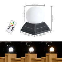 Lampe solaire extérieure à colonne étanche IP65, lampe à poteau LED pour villa, clôture, portail, jardin, pelouse, rue, avec capteur de lumière