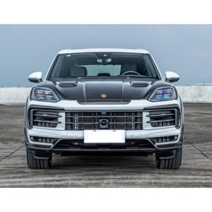 Facelift pour <span class=keywords><strong>Porsche</strong></span> <span class=keywords><strong>Cayenne</strong></span> 2024-2025 9Y0.2 Version OE améliorée MSY Mansory modèle carbone sec <span class=keywords><strong>petit</strong></span> pare-chocs avant enveloppant - Product Image 1