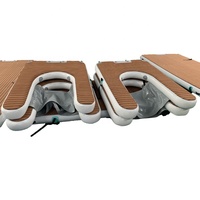 Quai gonflable de loisirs pour le bateau de jet-ski de jeu aquatique et la plate-forme de bouée de natation