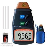 Tachometer/Meter RPM Digital Laser Presisi Tinggi Murah Tanpa Kontak, Speedometer Bahan ABS Asli Pabrik OEM&ODM Ruixiangtong