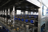 Machine de remplissage automatique de sachets d'eau en plastique haute capacité de 5 gallons, ligne d'embouteillage d'eau en bouteille de 20 L pour les usines d'eau commerciales