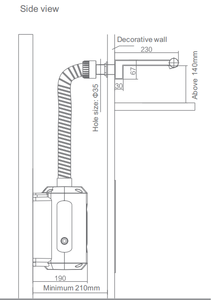 <span class=keywords><strong>Robinet</strong></span> de lavage et de séchage mural encastré, séche-mains à capteur, <span class=keywords><strong>robinet</strong></span> Hpb59-1 en laiton pour salle de bain - Product Image 6