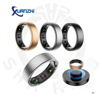 SHR Smart Ring Personnalisé Électronique AI Numérique Sport Sommeil Fitness Suivi Santé tracker Moniteur de Fréquence Cardiaque Éclairage Inoxydable