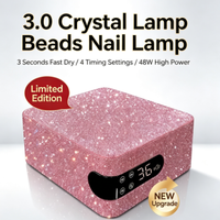 Lampe UV professionnelle haut de gamme pour nail art - Lampe de séchage rapide rechargeable et portable pour vernis gel, idéale pour les salons