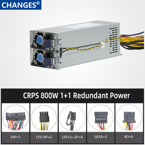Fuente de Alimentación Redundante Original <span class=keywords><strong>CRPS</strong></span> 1+1 80 Plus Platinum Dual PSU para Servidor/Estación de Trabajo 550W 800W 1300W 1600W 2000W 2400W - Product Image 3