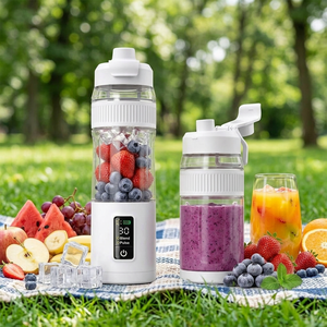 Nouveau Mixeur Portable 2026 de 600 ml avec Mode Pulse, Sans BPA, Recharge USB, pour Smoothies Frais, Idéal pour Voyages, Voiture, Camping-Car, Camping, Personnalisable - Product Image 1