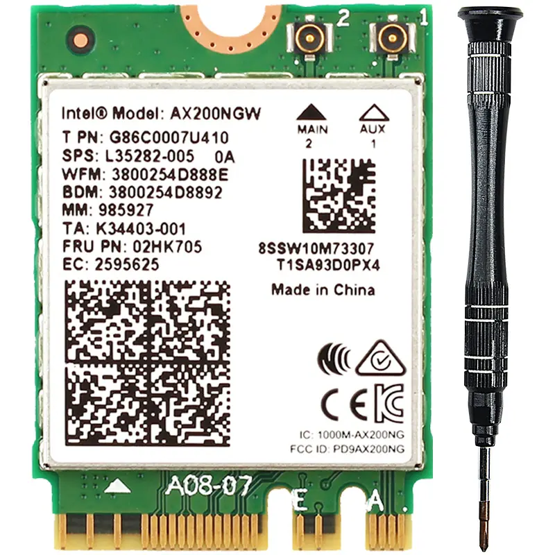 CF-AX200 M 3000Mbps NGFF M2 kablosuz ağ kartı e-spor WiFi 6 oyun adaptörü antenler dizüstü dizüstü PCIE