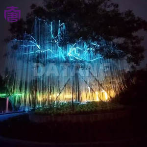 Lumière d'arbre à fibres optiques IP65 pour l'éclairage décoratif des parcs, jardins, fêtes nocturnes et événements - Product Image 2