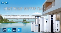 Réservoir d'eau chaude domestique 80L120L 200L 300L 500L Tampon de stockage d'eau chaude réservoir de chauffage électrique à économie d'énergie pour pompe à chaleur