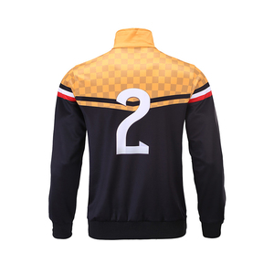 New design men's solid color jacket, team sports jacket customized, male sports jacket - Product Image 2