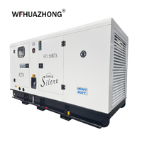 Groupe électrogène diesel silencieux Ricardo double fréquence 50Hz 60Hz 200kW 1500 tr/min insonorisé pour chantier de construction
