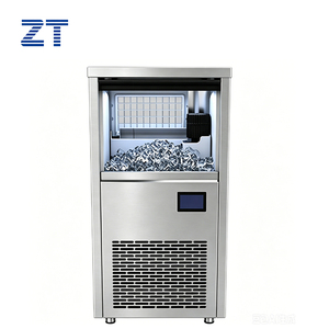 Machine à glaçons automatique à haute efficacité de production de glace, machine à glaçons commerciale, machine à glaçons en acier inoxydable - Product Image 1