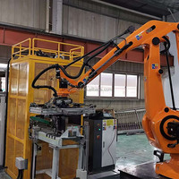 Robot de palettisation à 4 axes développé en interne, robot industriel automatique pour l'emballage et la manutention des matériaux